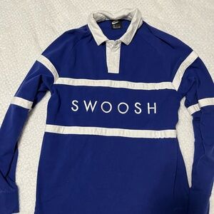 Nike Navy Blue Cotton Polo